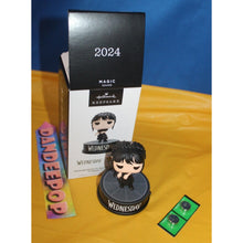 Load image into Gallery viewer, The Addams Family Wednesday Rave N Dance Pop Hallmark Musical Magic Ornament 24