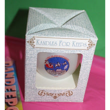 Load image into Gallery viewer, Kandles For keeps Long Island Keepsakers 1998 Glass Votive Candle Reusable