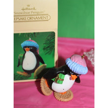 Load image into Gallery viewer, Hallmark Keepsake Snowshoe Penguin 1984 QX4634 Christmas Holiday Ornament