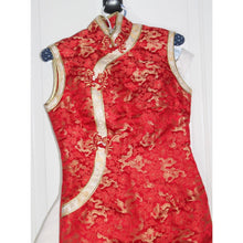 Load image into Gallery viewer, Paloma Blanca White Wedding Dress Women's 6 With Traditional Red Gold Asian East