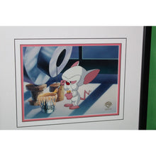 Load image into Gallery viewer, Warner Bros Animaniacs Pinky And The Brain Jockeying For Position Animation Cel