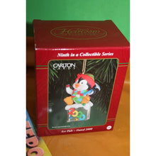 Load image into Gallery viewer, Carlton Cards Heirloom Ice Pals Dated 2000 9th Series Christmas Holiday Ornament