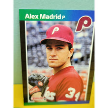 Load image into Gallery viewer, 1989 Alexander Alex Madrid Jr. Error DonRuss Baseball Card 604