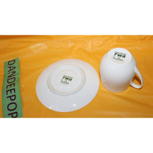 Load image into Gallery viewer, Vintage TWA Royal Ambassador First Class Coffee Cup And Saucer Rosenthal Germany