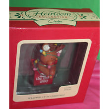 Load image into Gallery viewer, Carlton Heirloom Wrapped Up In Christmas Vintage Deck Halls Holiday Ornament 90