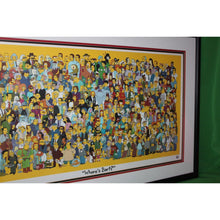 Load image into Gallery viewer, The Simpsons Where's Bart? Giclee Framed Art Limited Ed 303/500 200 Episode Fox