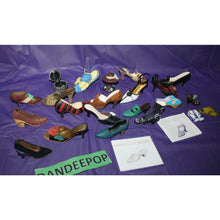 Load image into Gallery viewer, 22 Piece Nostalgia And Other Miniature Shoe Figurines Dress Form And Hat