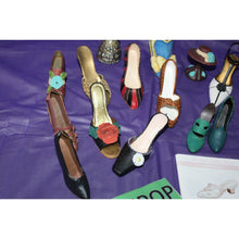 Load image into Gallery viewer, 22 Piece Nostalgia And Other Miniature Shoe Figurines Dress Form And Hat