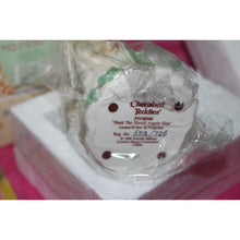 Load image into Gallery viewer, Enesco Cherished Teddies Figurine Stormi Hark The Herald Angels Sing 1996 In Box