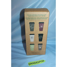 Load image into Gallery viewer, Starbucks Halloween Theme Reusable Hot Cups 16 Oz With Lids In Box Fall 2019