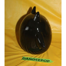 Load image into Gallery viewer, Rae Dunn Fang Tastic Figural Ceramic Black Bat Halloween
