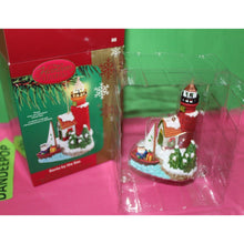 Load image into Gallery viewer, Carlton Heirloom Santa By The Sea First In Series Illuminating Holiday Ornament