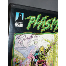 Load image into Gallery viewer, Plasm 0 Defiant Comic Jim Shooter Signed Binder 153 Cards Set Extras Foils Lorca