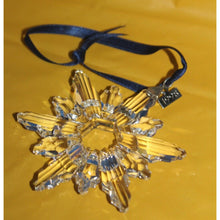 Load image into Gallery viewer, Swarovski Snowflake Crystal Holiday Christmas Annual 1998 Ornament