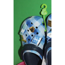 Load image into Gallery viewer, Bath & Body Works Gingham Crocs Collab Sandals Clog Footwear W/ 8 Jibbitz W8 M6