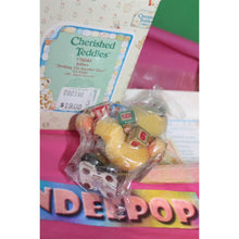 Load image into Gallery viewer, 26 Cherished Teddies Jeffrey Striking Up Another Year 1996 Figurine Boxed 176044