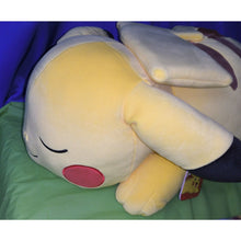 Load image into Gallery viewer, Pokemon Sleeping Pikachu Plush Stuffed Toy 20" Pillow Buddy With Tags