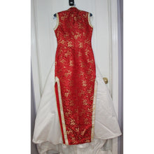 Load image into Gallery viewer, Paloma Blanca White Wedding Dress Women's 6 With Traditional Red Gold Asian East