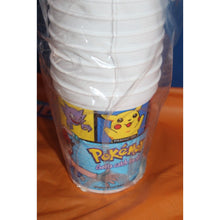 Load image into Gallery viewer, Vintage Sealed DesignWare Pokemon 12 Piece Plastic Party Cup Drinkware Set 17oz