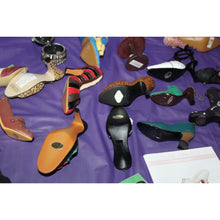 Load image into Gallery viewer, 22 Piece Nostalgia And Other Miniature Shoe Figurines Dress Form And Hat