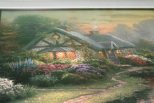 Load image into Gallery viewer, Thomas Kinkade Quiet Evening Offset Lithograph 1998 Framed Artist Signed 24x30