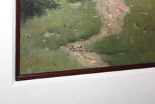 Load image into Gallery viewer, Thomas Kinkade Quiet Evening Offset Lithograph 1998 Framed Artist Signed 24x30