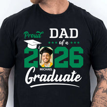 Load image into Gallery viewer, Personalized Proud Family Graduation 2026 Upload Photo Shirt C534