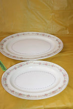 Load image into Gallery viewer, Vintage Large And Medium Platters The Paden City Pottery Co USA Marlene Lace