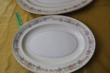 Load image into Gallery viewer, Vintage Large And Medium Platters The Paden City Pottery Co USA Marlene Lace