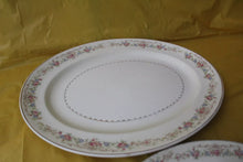 Load image into Gallery viewer, Vintage Large And Medium Platters The Paden City Pottery Co USA Marlene Lace