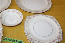 Load image into Gallery viewer, Vintage 5 Piece Dinner Salad Plates The Paden City Pottery Co USA Marlene Lace