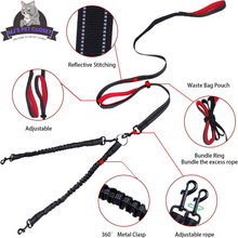 Load image into Gallery viewer, Walk Your Dogs in Style! 🐾✨ Check Out Our 360° Swivel Double Dog Leash - No Tangles, Maximum Comfort! Perfect for Two Pups Up to 200lbs! 🐶❤️