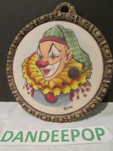 Load image into Gallery viewer, Artini Hand Painted Twin Etched Sculptured Engraving 4D Wall Decor Clown #20082
