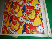 Load image into Gallery viewer, Walt Disney Beauty and The Beast 7 1981 Gift wrap 2nd Proof Verification Sheet