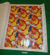 Load image into Gallery viewer, Walt Disney Beauty and The Beast 7 1981 Gift wrap Proof Verification Sheet set