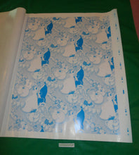 Load image into Gallery viewer, Walt Disney Beauty and The Beast 7 1981 Gift wrap Proof Verification Sheet set