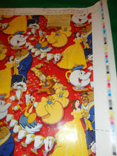 Load image into Gallery viewer, Walt Disney Beauty and The Beast 7 1981 Gift wrap Proof Verification Sheet set