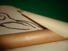 Load image into Gallery viewer, Peregrine Falcon Original Brushed Ink Painting on Paper 24 x 18 signed A.S. Art