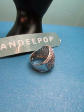 Load image into Gallery viewer, Vintage Silver Zirconite 925 Ring Jewelry Size 8.5