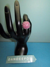 Load image into Gallery viewer, Vintage 925 Silver Ring With Pink CZ Gemstone Size 7 Jewelry