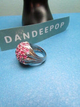 Load image into Gallery viewer, Vintage 925 Silver Ring With Pink CZ Gemstone Size 7 Jewelry