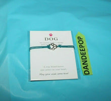 Load image into Gallery viewer, 39 Piece Blue Rope Pet Love With Dog True Friend Wish Card Bracelet Jewelry