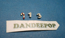 Load image into Gallery viewer, 3 Origami Owl Candy Cane And Numbers One And Three 13 Charms Jewelry