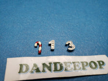 Load image into Gallery viewer, 3 Origami Owl Candy Cane And Numbers One And Three 13 Charms Jewelry