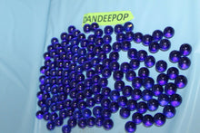 Load image into Gallery viewer, 154 Piece Round Blue Glass Bead Filler Marble 3/8" Gift Vase Tank Decor Crafts