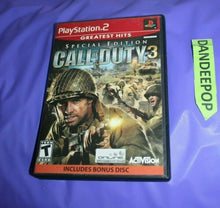 Load image into Gallery viewer, Call of Duty 3: Special Edition Greatest Hits (Sony PlayStation 2, 2007)