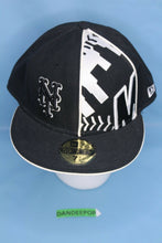 Load image into Gallery viewer, New York Mets 59Fifty Baseball Black And White City Hat 7 5/8 New Era Fitted