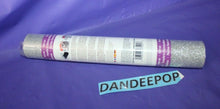 Load image into Gallery viewer, Cricut Silver Glitter Sparkle Iron On Transfer Roll In Package Sealed 12 x 19