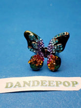 Load image into Gallery viewer, Butterfly Shape Multi Color Gemstone Ring Size 8