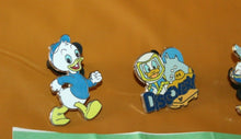 Load image into Gallery viewer, Disney Parks 3 Donald Duck With Dewey Nephew Pin Trading Discovery Hidden Mickey